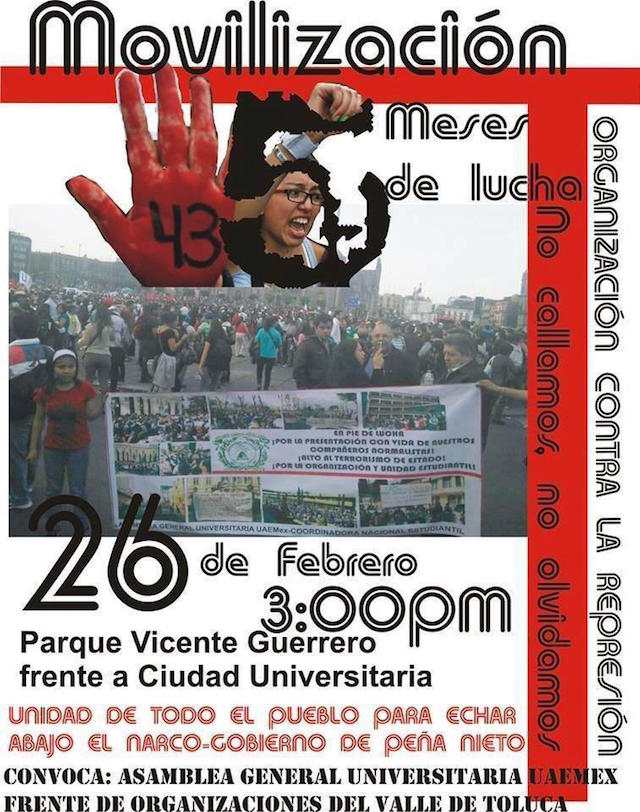toluca.marcha.5meses.ayotzinapa