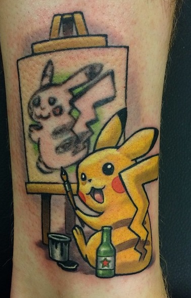 pikachu tatoo