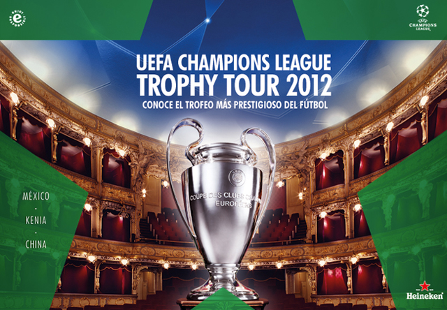 Heineken® trae a Estados Unidos la gloria de la UEFA Champions League con  un tour interactivo del trofeo en tres ciudades