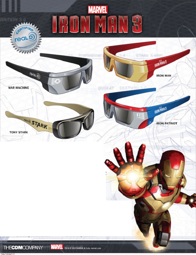 Checa los lentes 3D de colección de "Iron Man - Sopitas.com