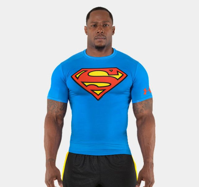 Las camisetas Armour de superhéroes -