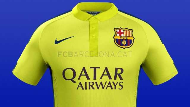 sílaba invadir Ver a través de El tercer uniforme del Barcelona 2014-2015 - Sopitas.com