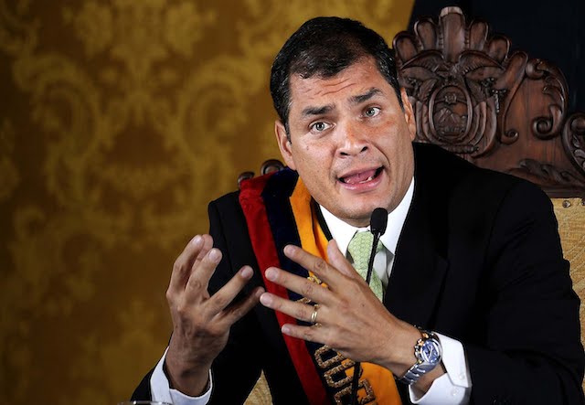 expresidente de Ecuador, Rafael Correa