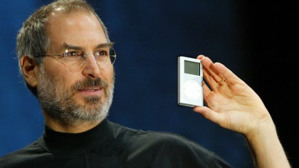 Steve Jobs en la presentación del iPod