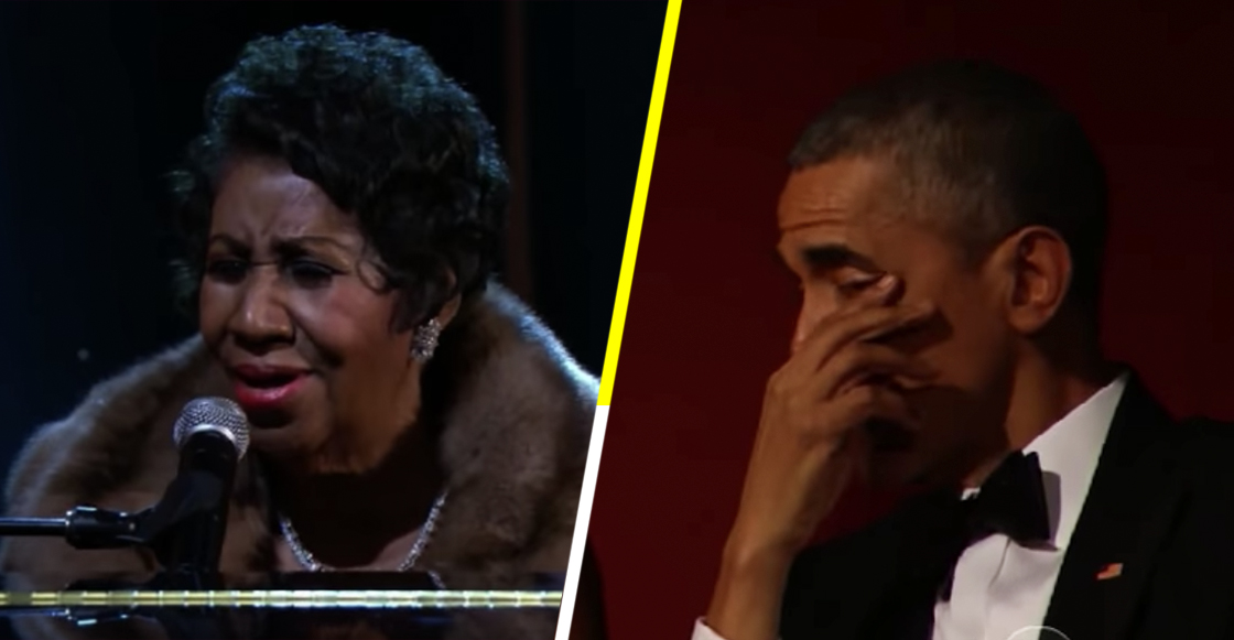 Aretha Franklin y Obama