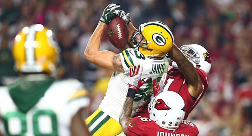 jeff janis hail mary packers cardinals