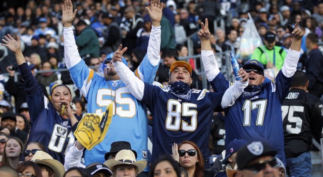 chargers fans