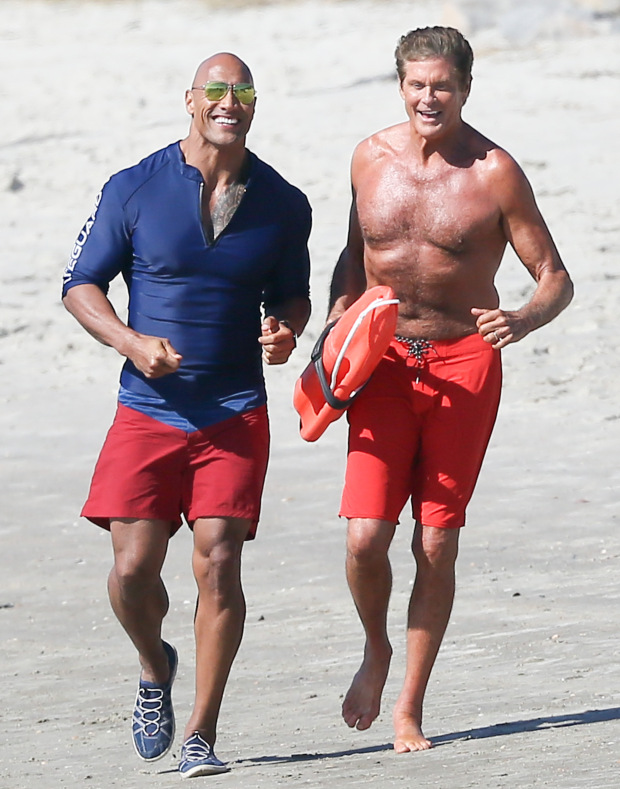 Exclusive... David Hasselhoff Makes His Long Awaited Return To 'Baywatch' ***NO WEB USE W/O PRIOR AGREEMENT - CALL FOR PRICING***
