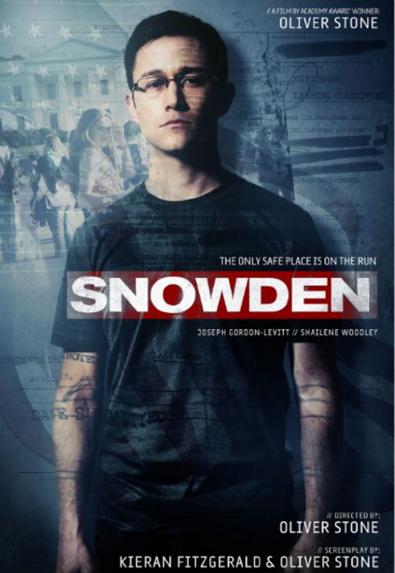 Primer tráiler oficial de Snowden, dirigida por Oliver Stone