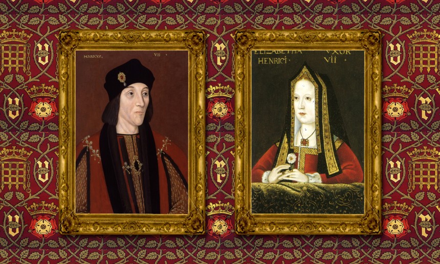 Henry Tudor y Elizabeth of York