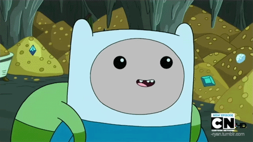 GIF Adventure Time - Fangirling.