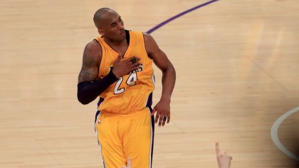 Kobe Bryant en su último juego