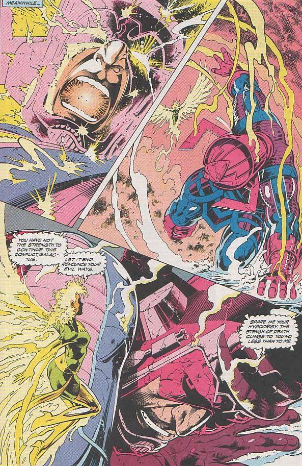 Phoenix vs Galactus Marvel
