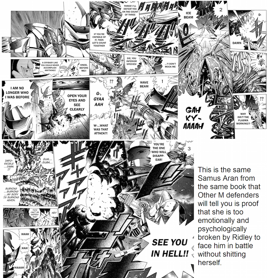 Samus vs Manga Other M