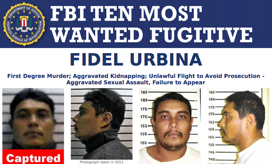 Atrapan en Chihuahua a Fidel Urbina, uno de los 10 más buscados por el FBI