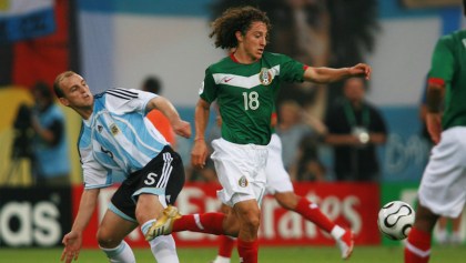 Andrés Guardado en su debut con Selección en el Mundial Alemania 2006