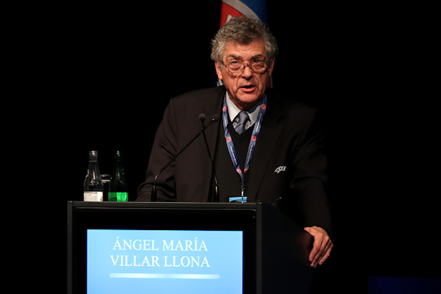 Ángel María Villar, presidente de la Real Federación Española de Futbol