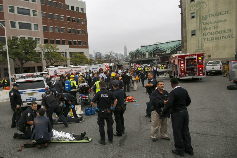 Accidente de tren deja docenas de heridos en Nueva Jersey