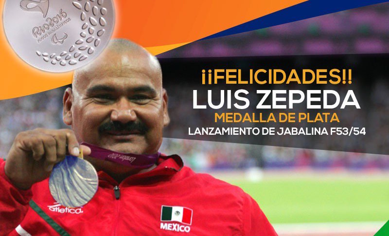 Luis Zepeda ganó la segunda medalla para México