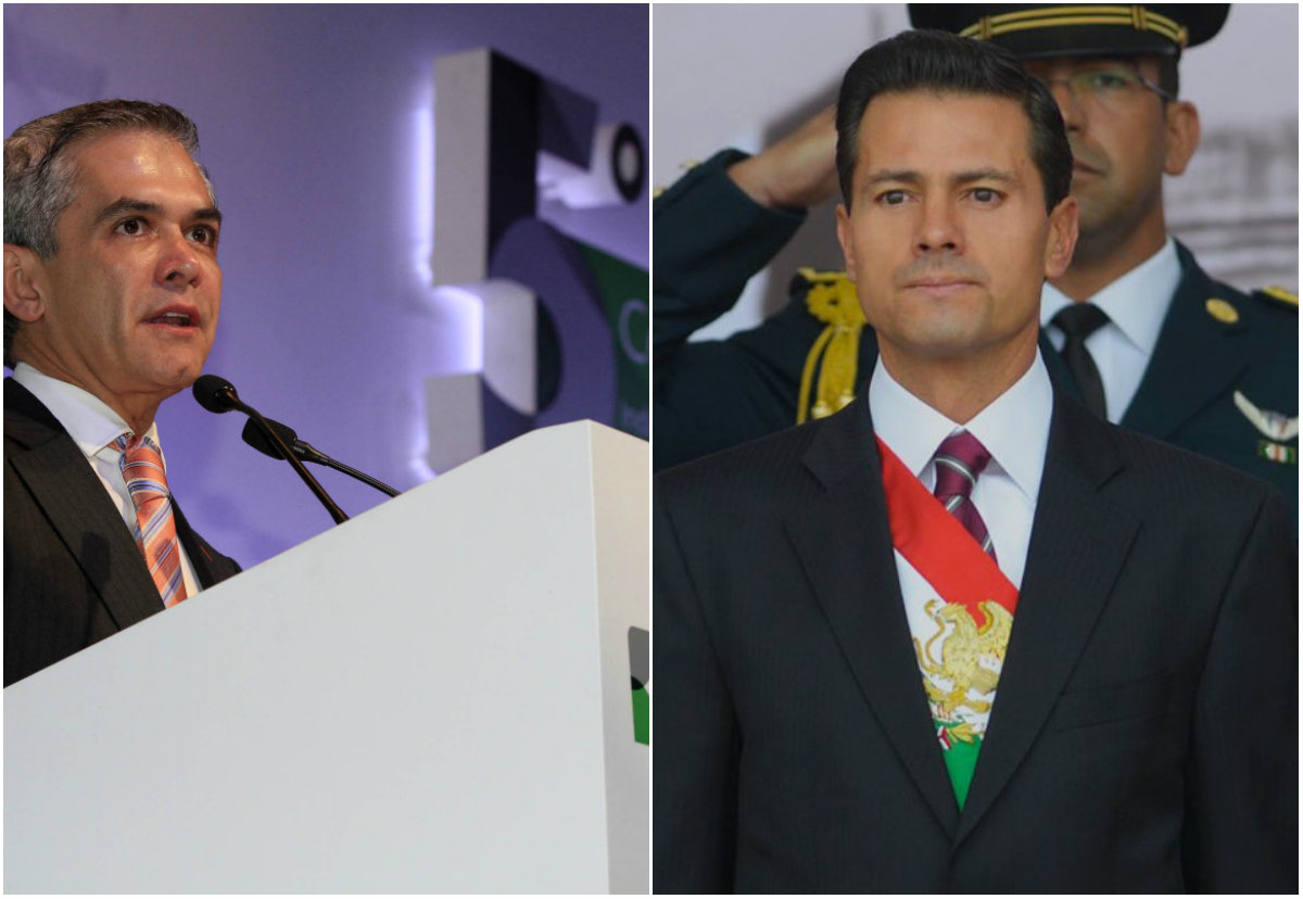 Enrique Peña Nieto y Miguel Ángel Mancera presentan a sus constituyentes