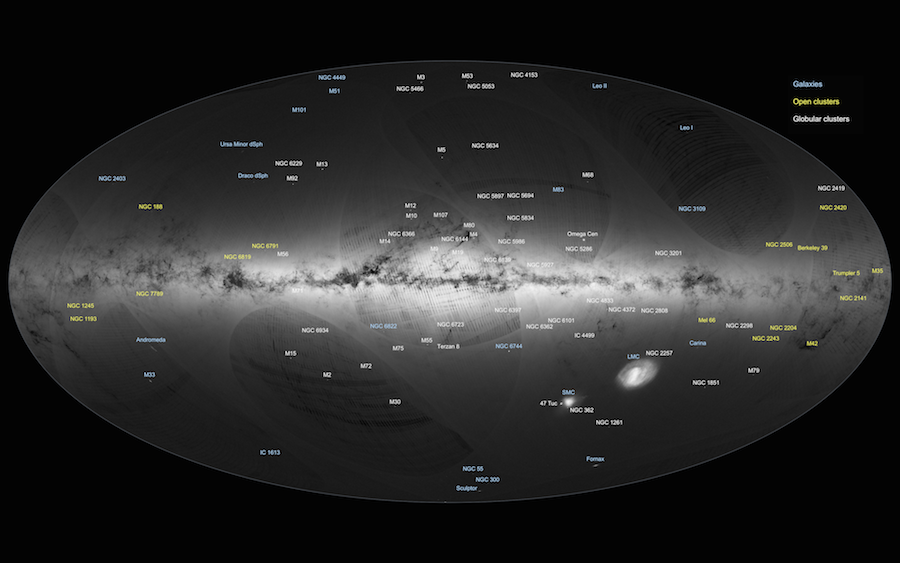 Imagen completa de la Vía Láctea