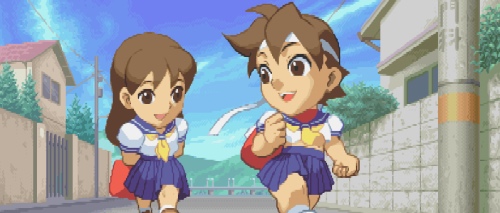 Sakura y Kei Street Fighter