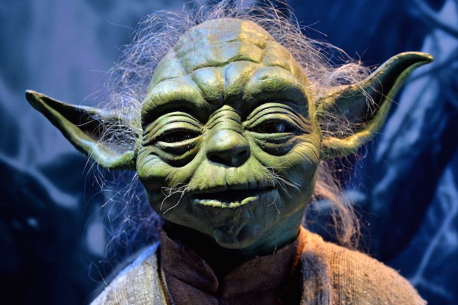 Marioneta de Yoda en Star Wars