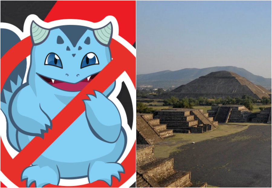 Usuarios de internet exigen al director de Nintendo "zonas libres de Pokémon", entre ellas Teotihuacán