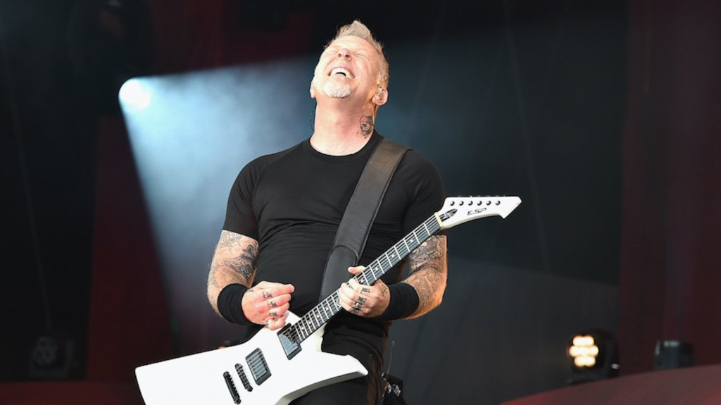 James Hetfield - Metallica en concierto.