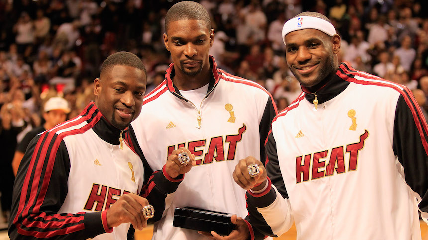 El Miami Heat gnaó dos títulos de la NBA 