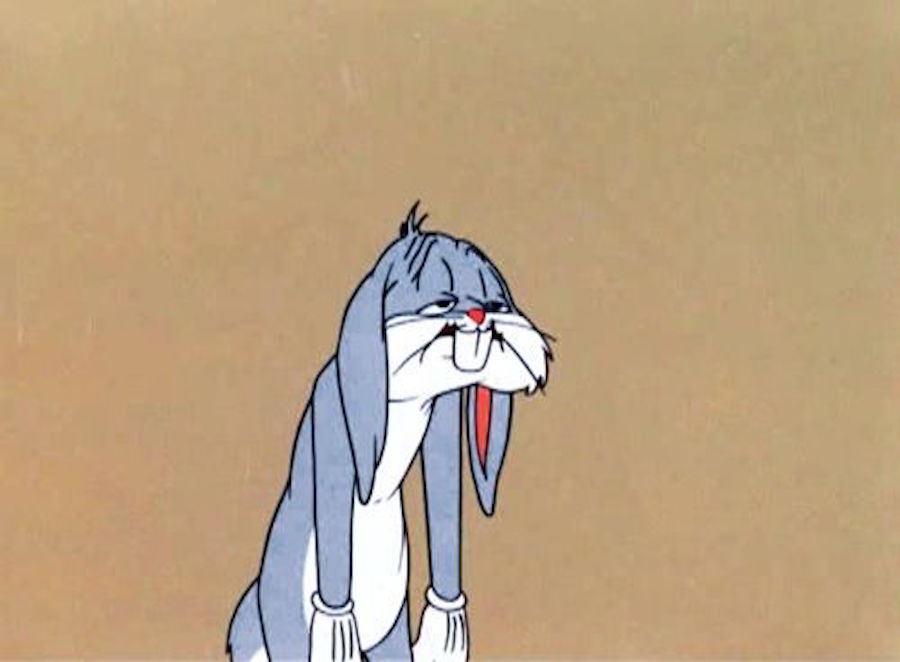 Bugs Bunny triste