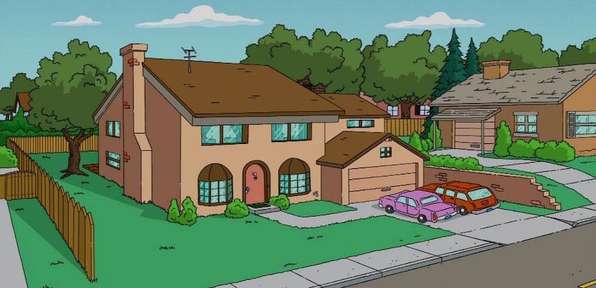 Cuánto costaría en la vida real la casa de los Simpson? 