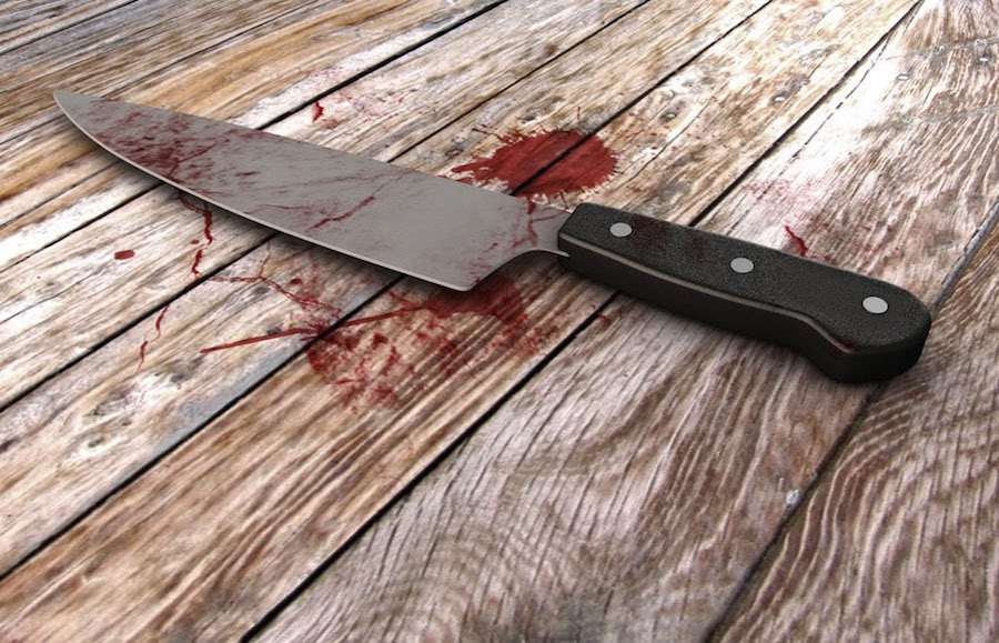 cuchillo sangriento