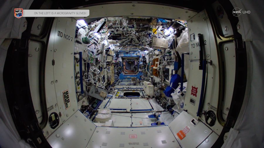 La Estación Espacial no es para los claustrofóbicos