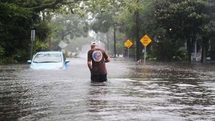 Los efectos del Huracán Matthew en Florida