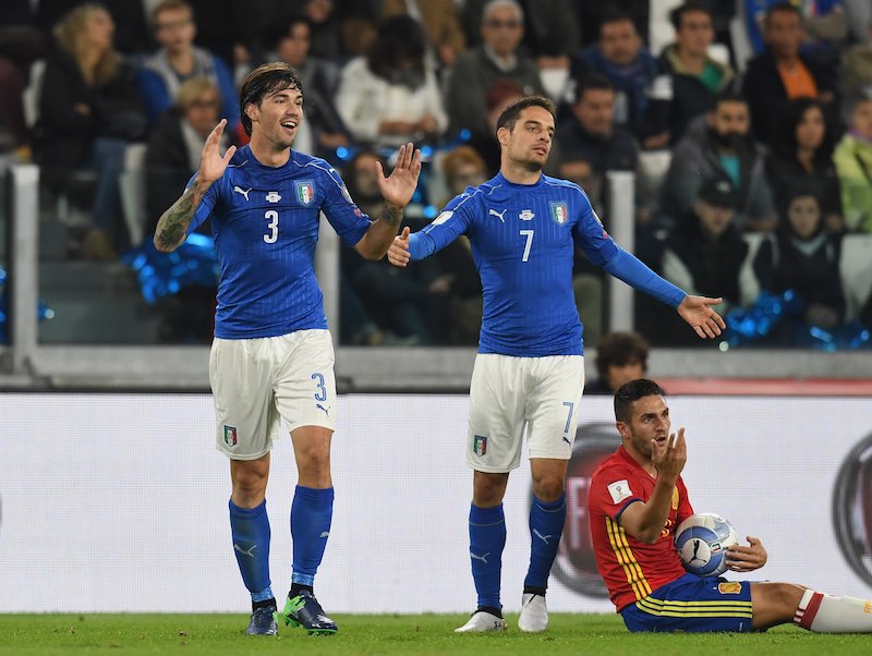 Italia contra España empate