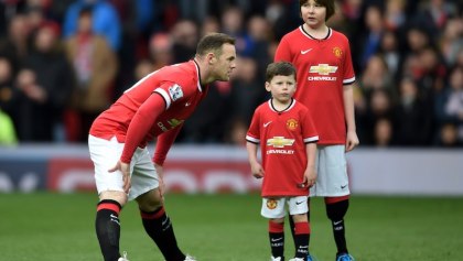 Wayne Rooney y su hijo