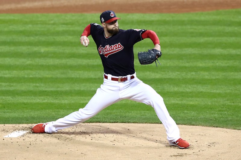 Kluber con Cleveland