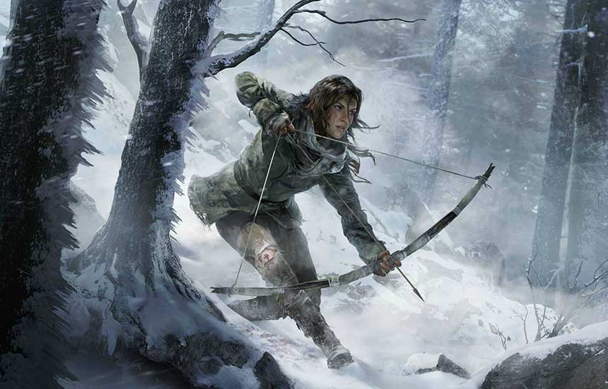 Lara Croft Rise of the Tomb Raider Portada