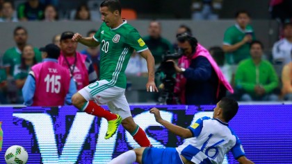 México y Honduras durante un partido de las eliminatorias