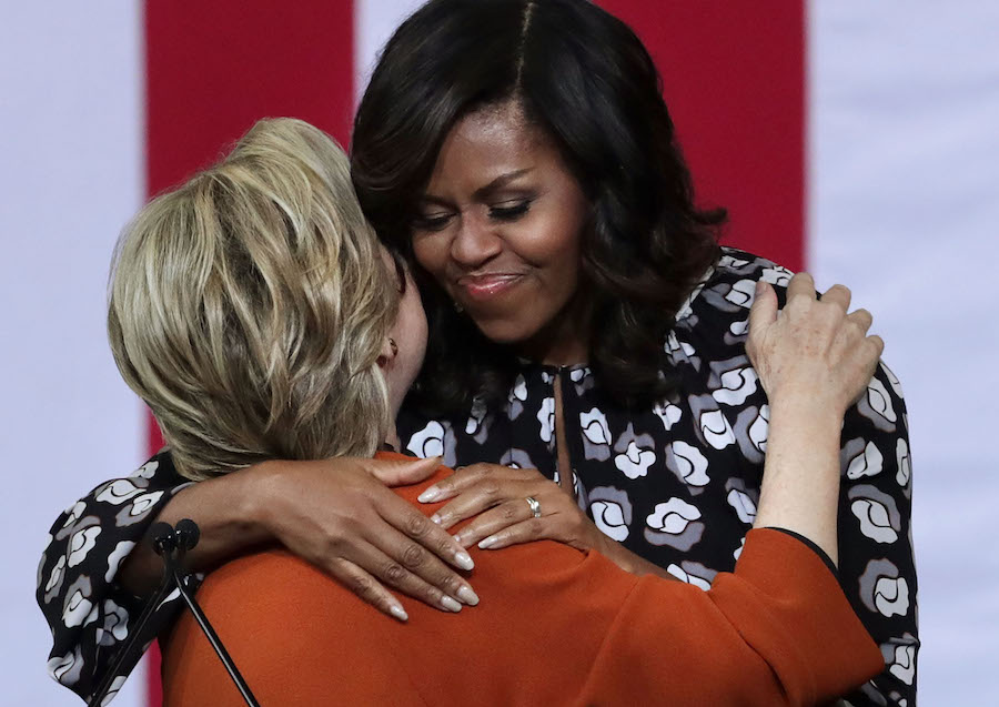 Michelle Obama hace acto de presencia en un rally de Hillary Clinton en Carolina del Norte