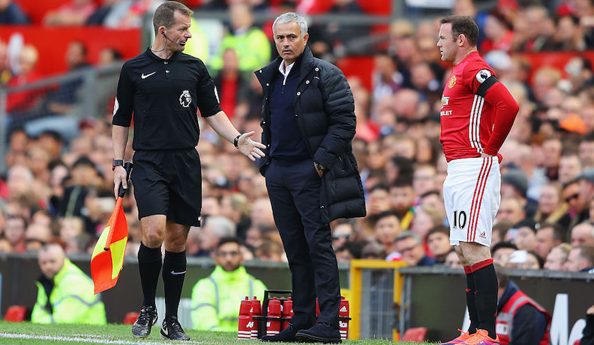 Mourinho y Rooney no llevan una buena relación 