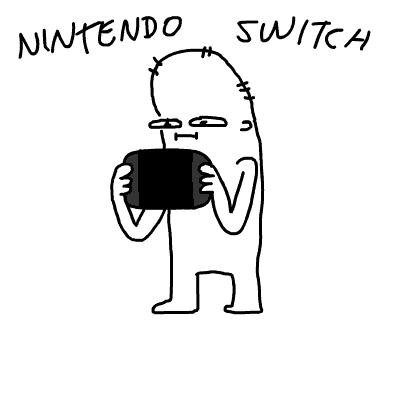 Accidente de Nintendo Switch - GIF