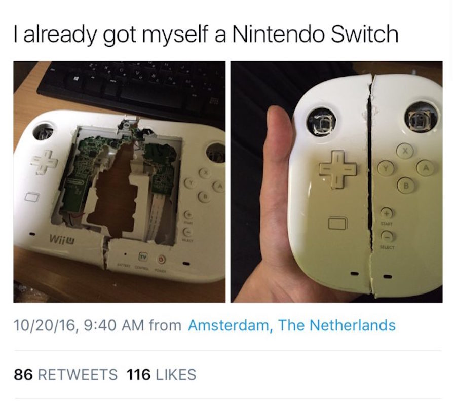 Nintendo Switch - Meme de la Wii U