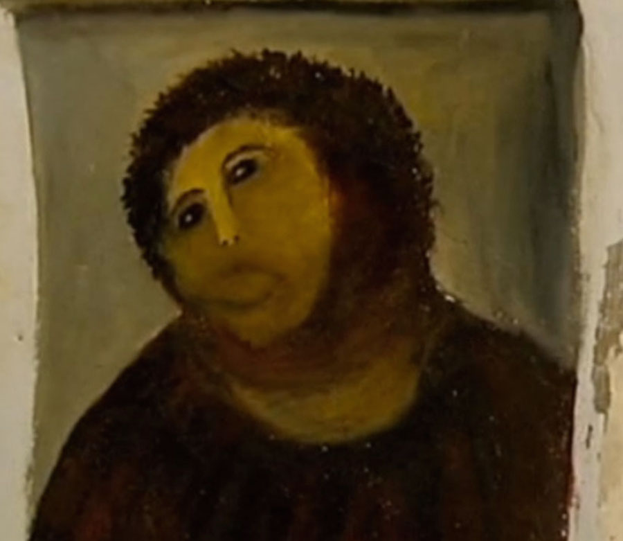 Pintura fea de Jesús