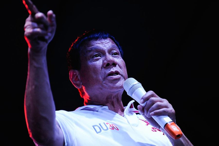 El presidente de Filipinas anunció su separación de Estados Unidos