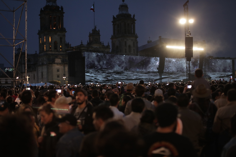 Los mejores momentos del concierto de Roger Waters en el Zócalo