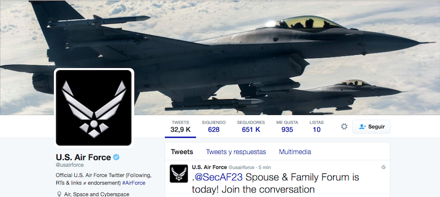 Twitter Us Air Force