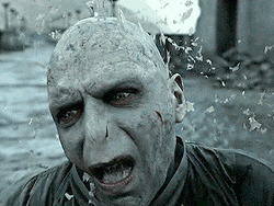La muerte de Voldemort - GIF