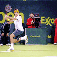Roger Federer Tunel raqueta